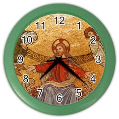 Gold Jesus Color Wall Clocks