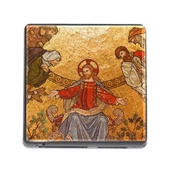 Gold Jesus Memory Card Reader (square) by boho