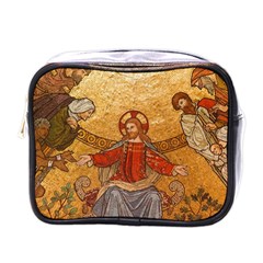 Gold Jesus Mini Toiletries Bags by boho