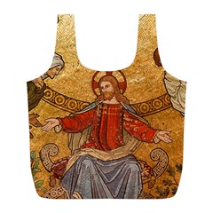 Gold Jesus Full Print Recycle Bags (L) 