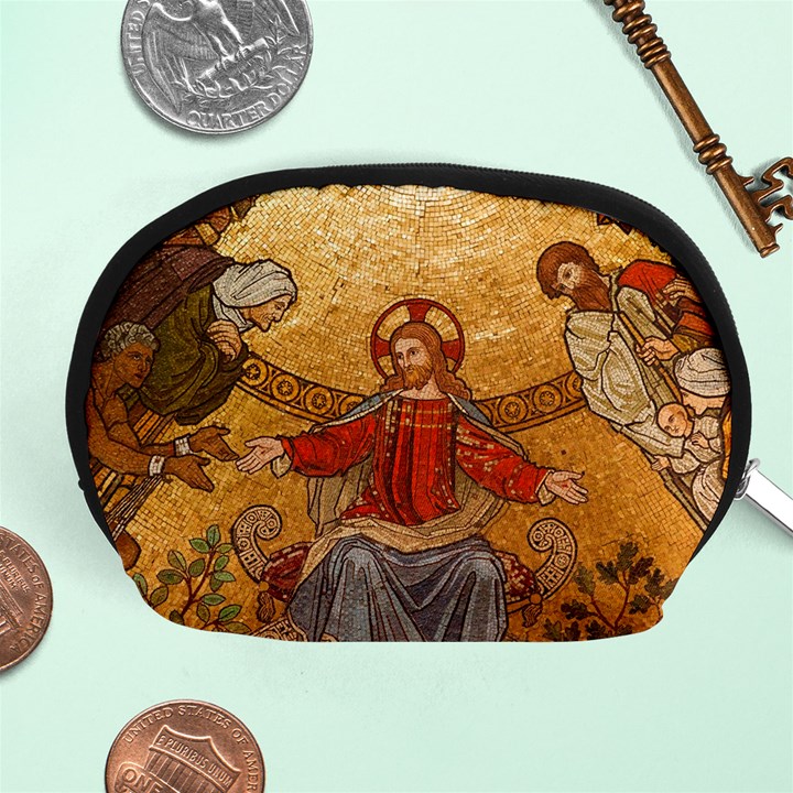 Gold Jesus Accessory Pouches (Medium) 