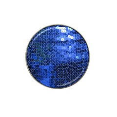 Blue Sequins Hat Clip Ball Marker by boho