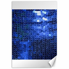 Blue Sequins Canvas 20  X 30   by boho