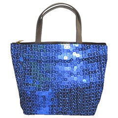 Blue Sequins Bucket Bags by boho