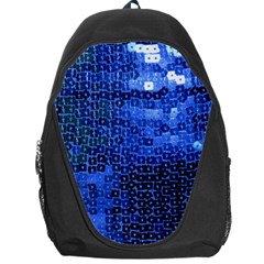 Blue Sequins Backpack Bag