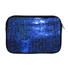 Blue Sequins Apple Macbook Pro 17  Zipper Case by boho