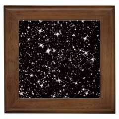 Black Stars Framed Tiles