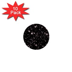 Black Stars 1  Mini Magnet (10 Pack) 