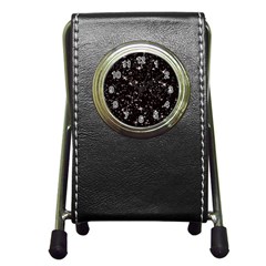 Black Stars Pen Holder Desk Clocks by boho