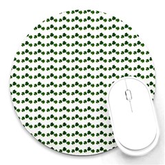 Shamrock Round Mousepads by boho