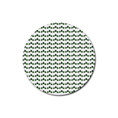 Shamrock Rubber Round Coaster (4 Pack) 