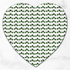 Shamrock Jigsaw Puzzle (heart) by boho