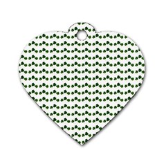 Shamrock Dog Tag Heart (two Sides) by boho