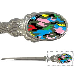 Rainbow Camouflage Letter Openers