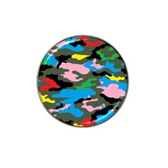 Rainbow Camouflage Hat Clip Ball Marker