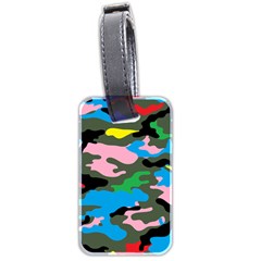 Rainbow Camouflage Luggage Tags (two Sides) by boho