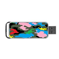 Rainbow Camouflage Portable Usb Flash (one Side)