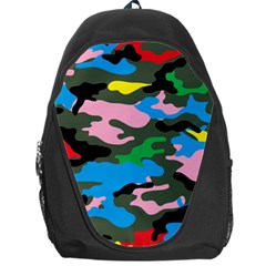 Rainbow Camouflage Backpack Bag by boho