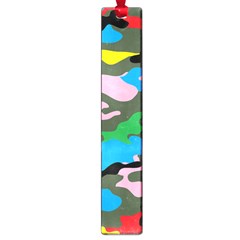 Rainbow Camouflage Large Book Marks by boho