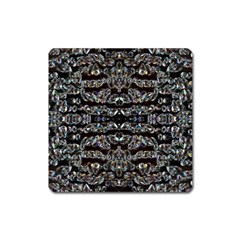 Black Diamonds Square Magnet