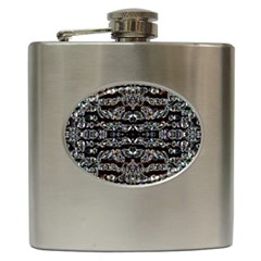 Black Diamonds Hip Flask (6 Oz)