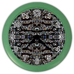 Black Diamonds Color Wall Clocks by boho