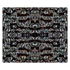 Black Diamonds Double Sided Flano Blanket (small) 