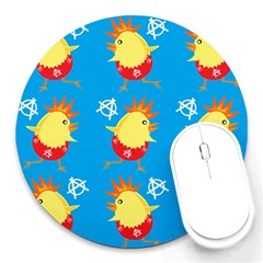 Easter Chick Round Mousepads by boho