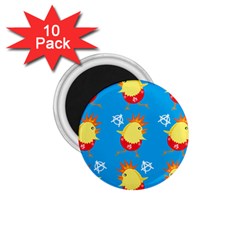 Easter Chick 1 75  Magnets (10 Pack)  by boho