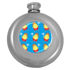 Easter Chick Round Hip Flask (5 Oz) by boho