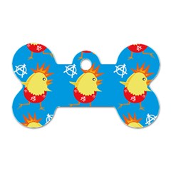 Easter Chick Dog Tag Bone (two Sides)