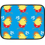 Easter Chick Double Sided Fleece Blanket (Mini)  35 x27  Blanket Back