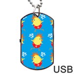 Easter Chick Dog Tag USB Flash (Two Sides) Front