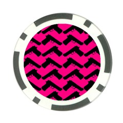 Pink Gun Poker Chip Card Guard (10 pack)