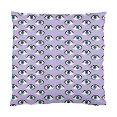 Purple Eyeballs Standard Cushion Case (two Sides) by boho