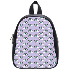 Purple Eyeballs School Bags (small)  by boho