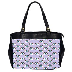 Purple Eyeballs Office Handbags (2 Sides)  by boho