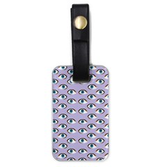 Purple Eyeballs Luggage Tags (one Side)  by boho