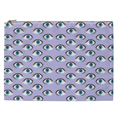 Purple Eyeballs Cosmetic Bag (xxl)  by boho