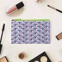 Purple Eyeballs Cosmetic Bag (xs) by boho