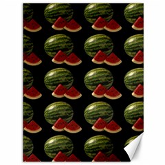 Black Watermelon Canvas 36  X 48   by boho