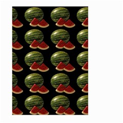 Black Watermelon Large Garden Flag (two Sides)