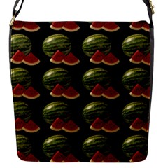 Black Watermelon Flap Messenger Bag (s) by boho