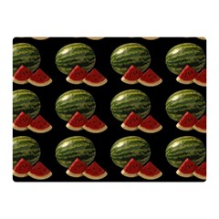 Black Watermelon Double Sided Flano Blanket (mini)  by boho