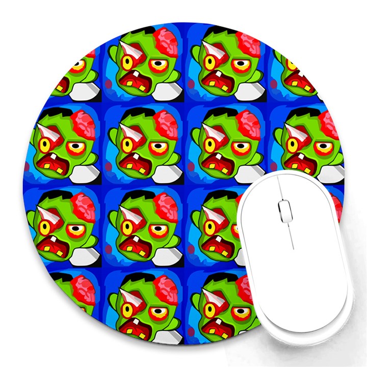 Zombies Round Mousepads