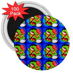 Zombies 3  Magnets (100 Pack)