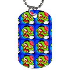 Zombies Dog Tag (two Sides) by boho