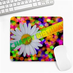 Happy Birthday Large Mousepads by boho