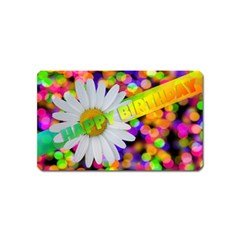 Happy Birthday Magnet (name Card)