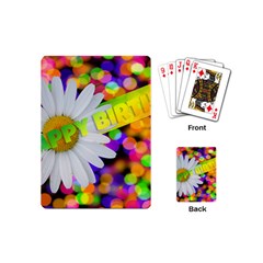 Happy Birthday Playing Cards (mini)  by boho